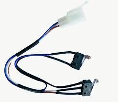 Ātrumu pārslēga elektroinstalācija un slēdzis Aixam